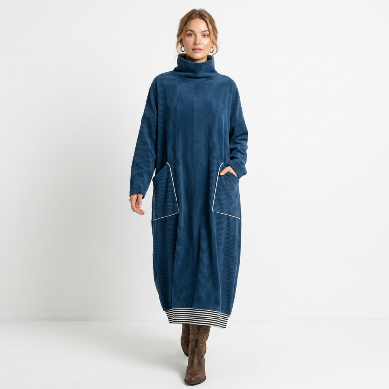 Stylish Turtleneck Dress
