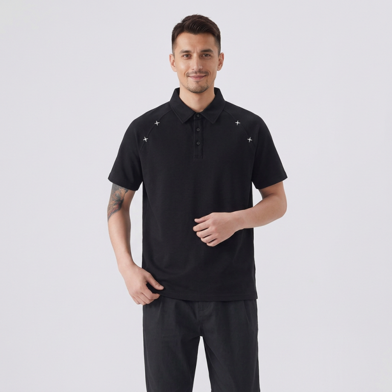 Casual And Simple Polo Shirt