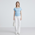 Crew Neck Tassel Sequin T-shirt