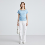 Crew Neck Tassel Sequin T-shirt