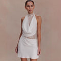 Halter Neck Lace Dress