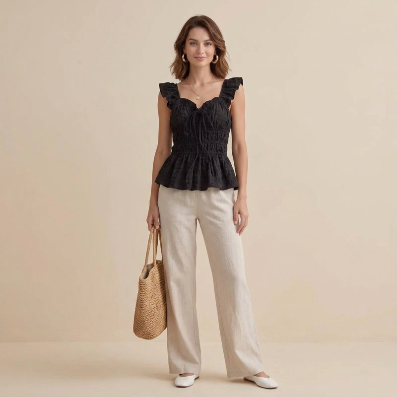 Artsy Short Sleeve Top