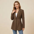 Waist-cinching Casual Blazer