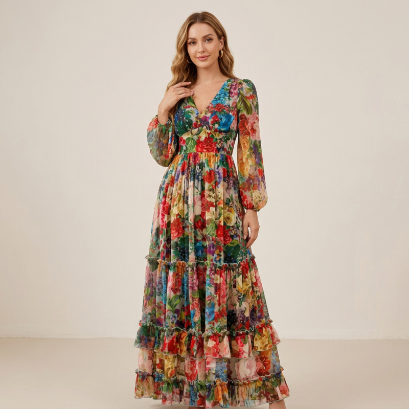 Casual Floral Dress