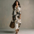 Printed Shirt Dress