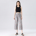 Loose-fitting Printed Wide-leg Pants