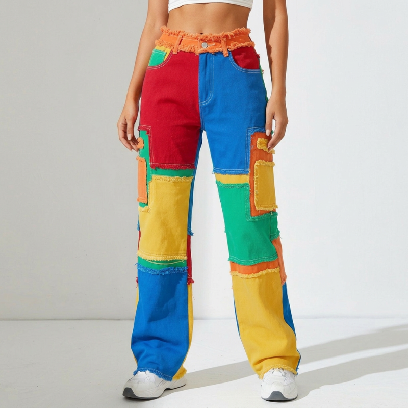 American-style Colorful Jeans
