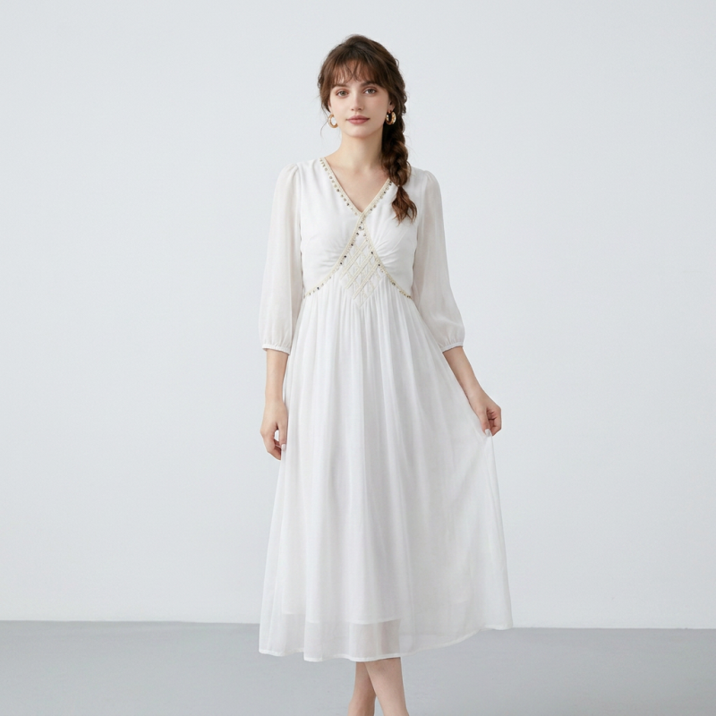 Elegant Hip-covering Dress
