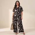 Cardigan And Wide-leg Pants Two-piece Set