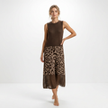 Leopard Print Sleeveless Dress