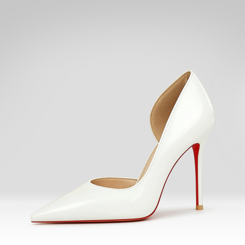 Pointed-toe Patent Leather High Heels