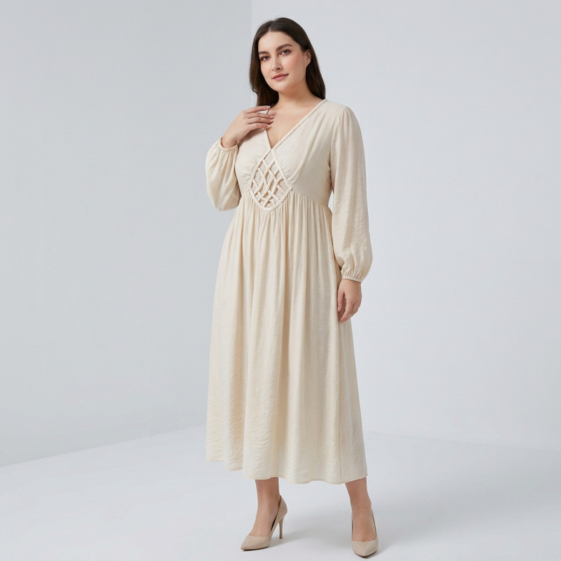 French-style Gentle Long Dress