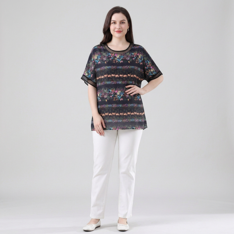 Stylish Crew Neck T-shirt
