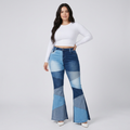 Stylish Patchwork Jeans