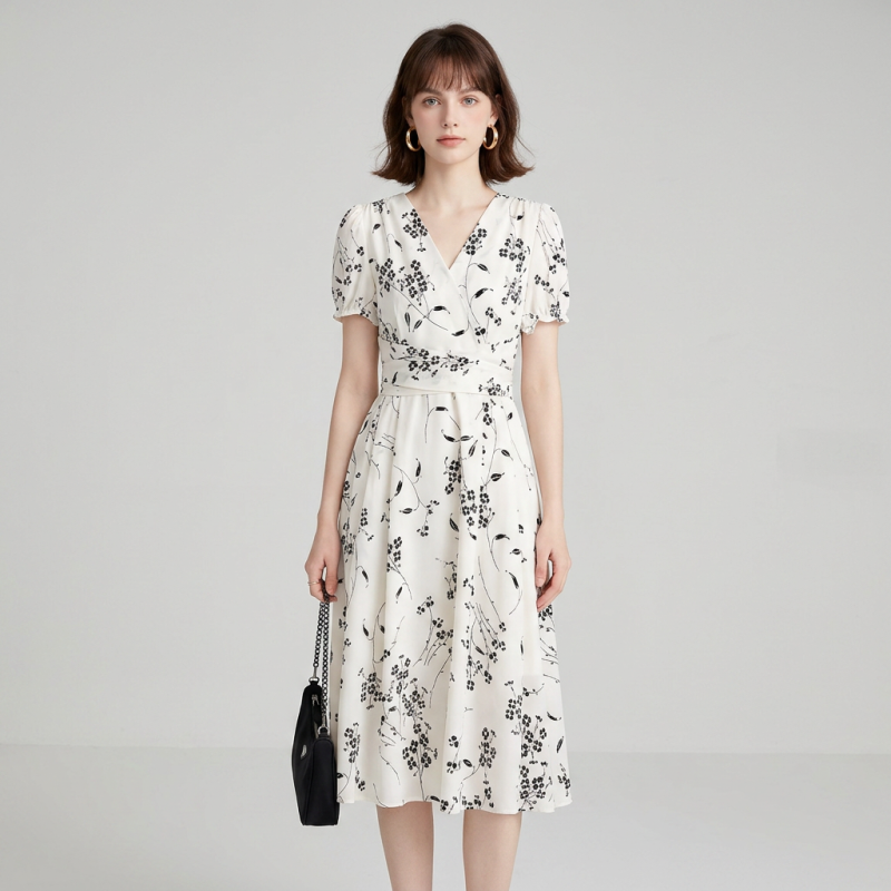 Elegant Floral Dress