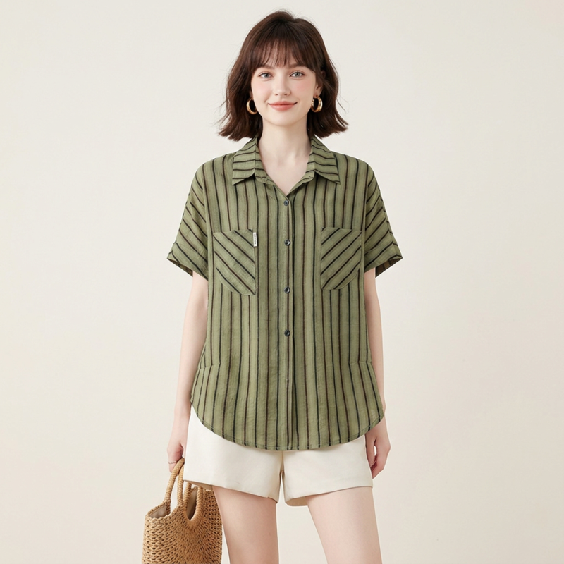 Striped Loose Shirt