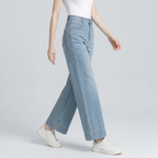 Cropped Straight Leg Jeans
