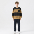 Men's Striped Loose Sweatshirt