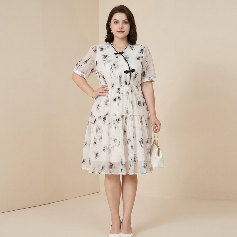 Fashionable Floral Dress