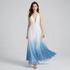 Gradient Spaghetti Strap Maxi Dress