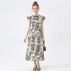 Cheongsam Stand-up Collar Dress