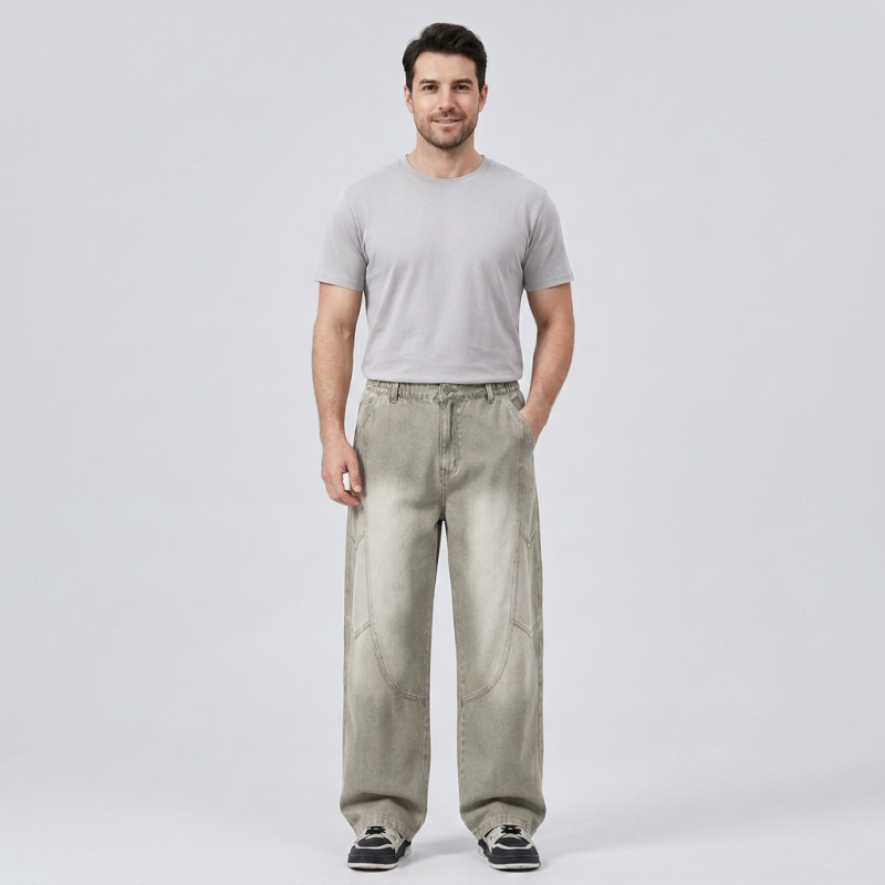 Loose Straight Leg Jeans