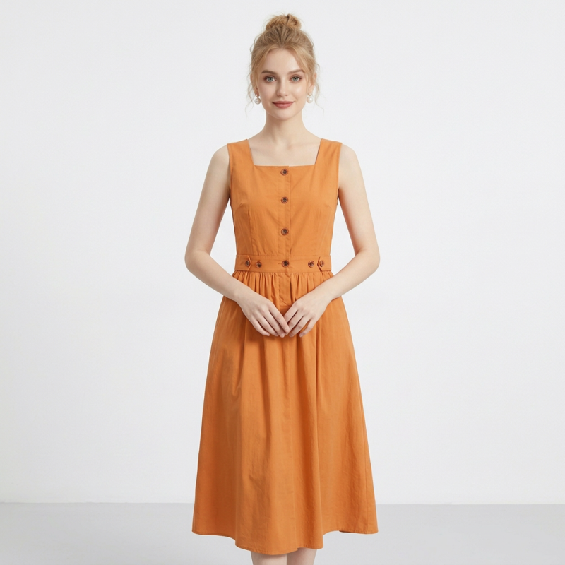 Slimming Sleeveless Dress