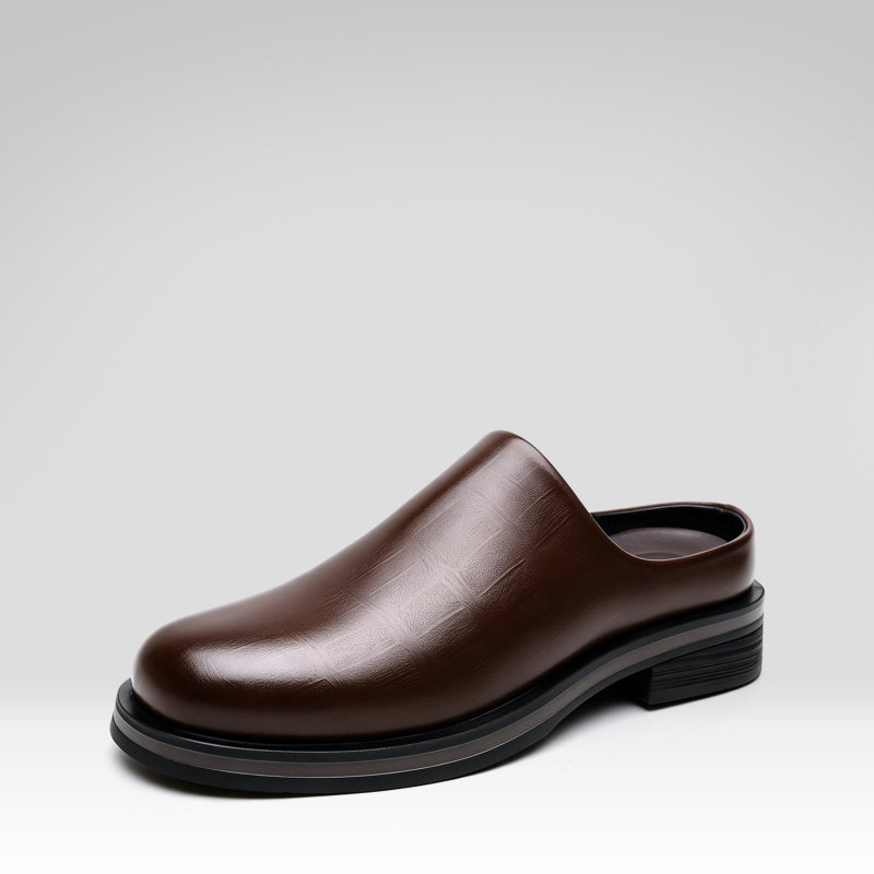 Men's Patent Leather Slippers