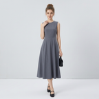 Sleeveless Fitted Waist Dress