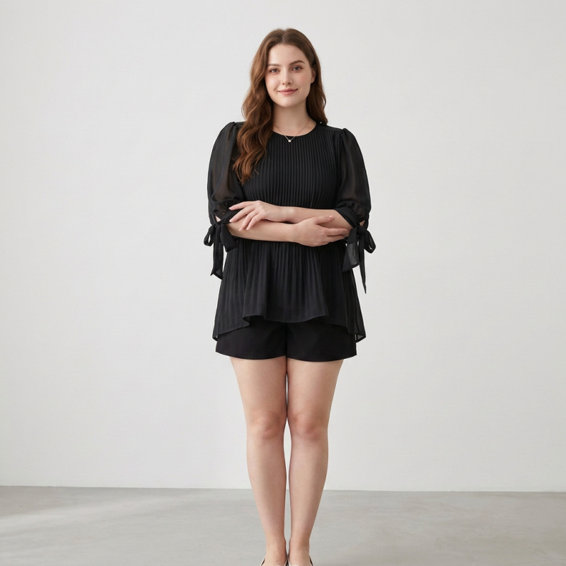 Gentle Lantern Sleeve Shirt