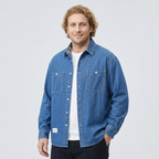 Plus-size Denim Shirt