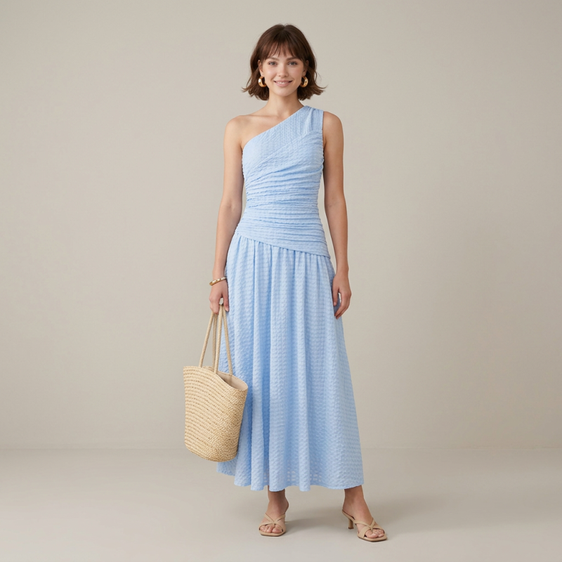 Off-shoulder Fitted Dress