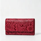 Floral Embossed Wallet