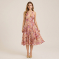 Sexy Floral Print Dress