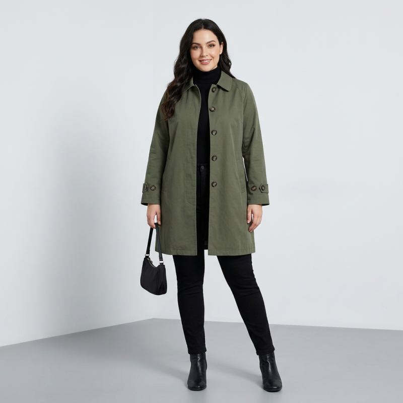 Korean Style Slimming Trench Coat