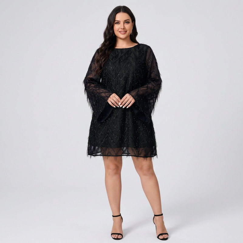 Elegant Round Neck Dress