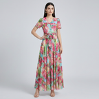 Elegant Floral Maxi Dress