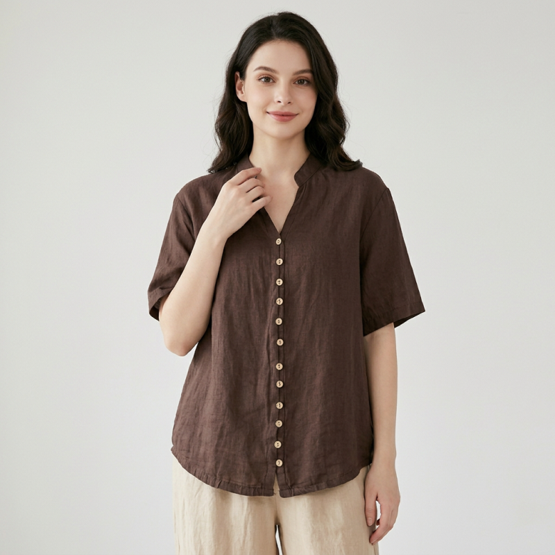 Retro Short-sleeved Shirt