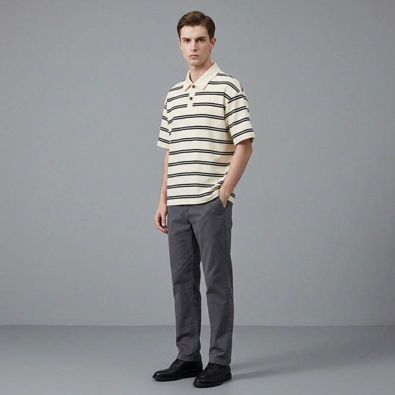 Striped Fashion Polo Shirt