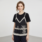 Lace Patchwork T-shirt