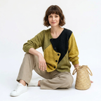 Retro Color-blocked Sweater