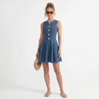 Fashionable Slim-fit Denim Skirt