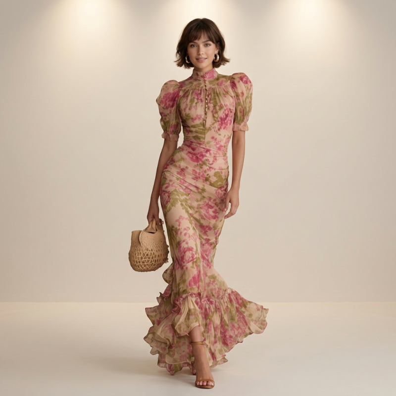 Pleated Fashion Dress