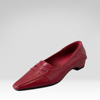 Stylish Square-toe Leather Shoes