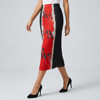 Fashionable High-elastic Midi Skirt