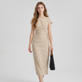 Fashionable Polka Dot Dress