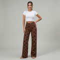 Casual Polka Dot Wide-leg Pants