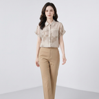Fashionable Ruffled Sleeve Shirt
