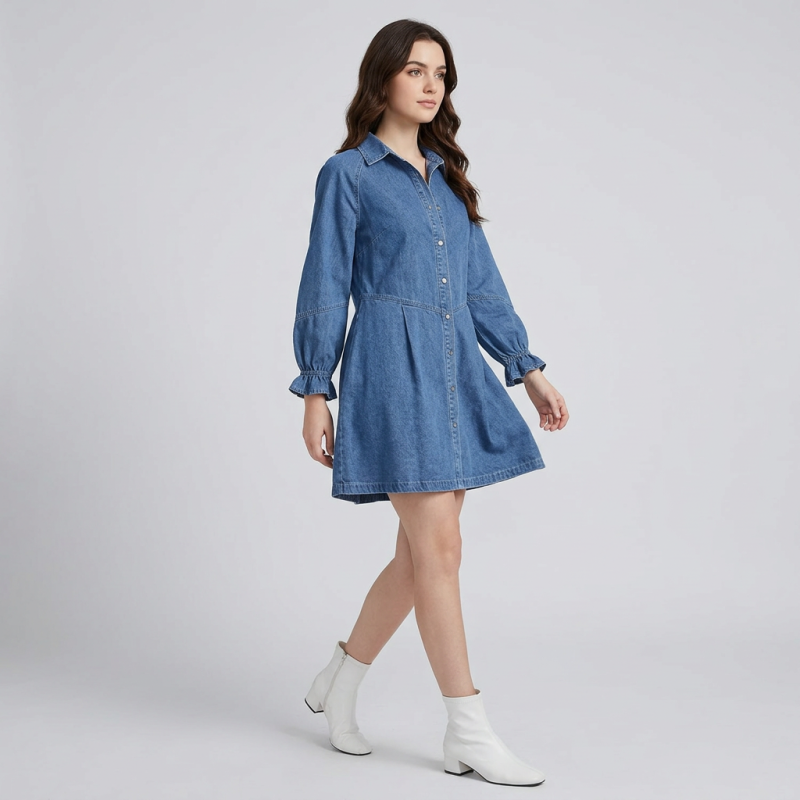 Denim Shirt Dress