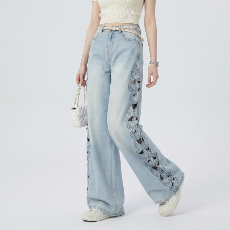 Side-cut Jeans